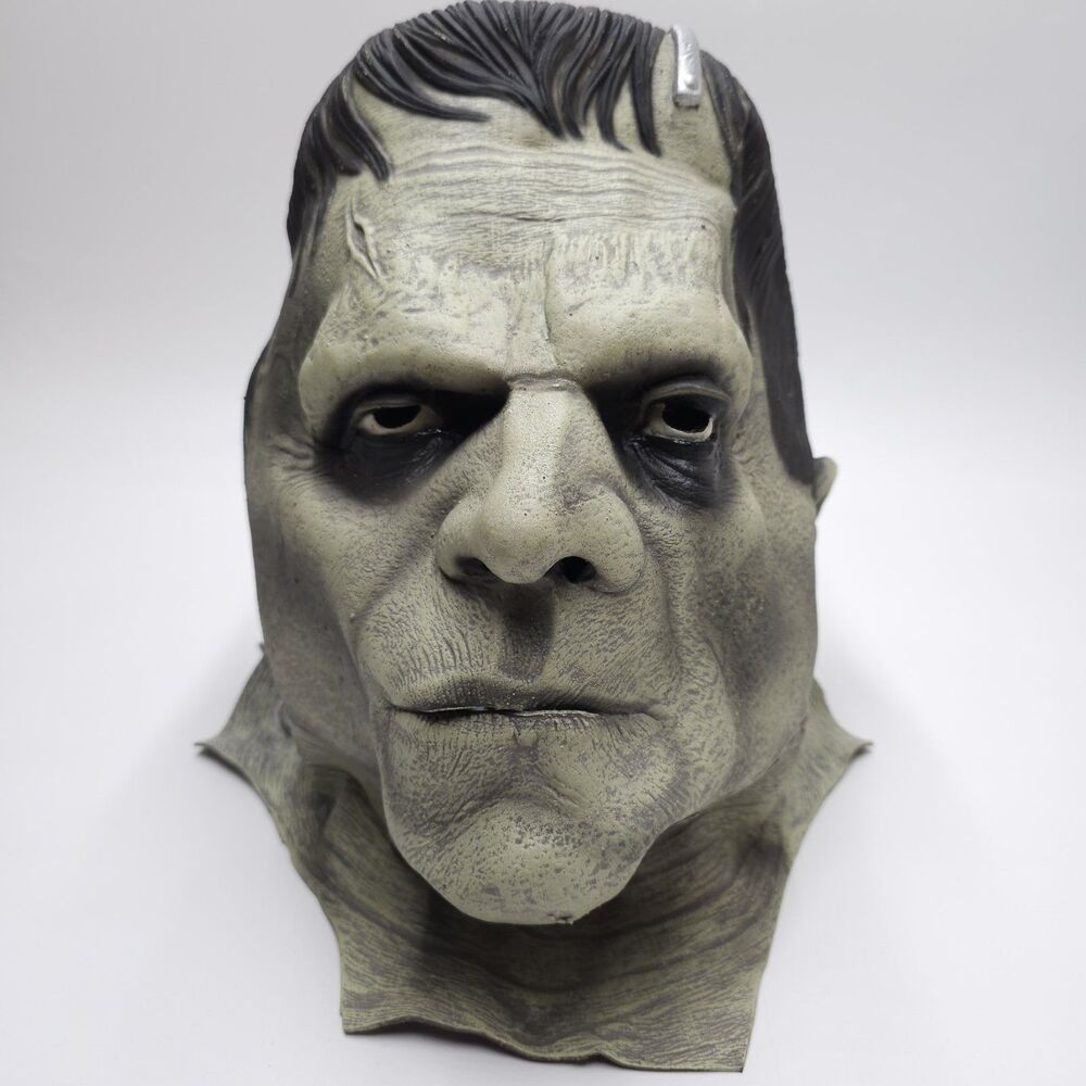 2002 Mask Illusions Frankenstein Latex Made In Mexico Adult Size